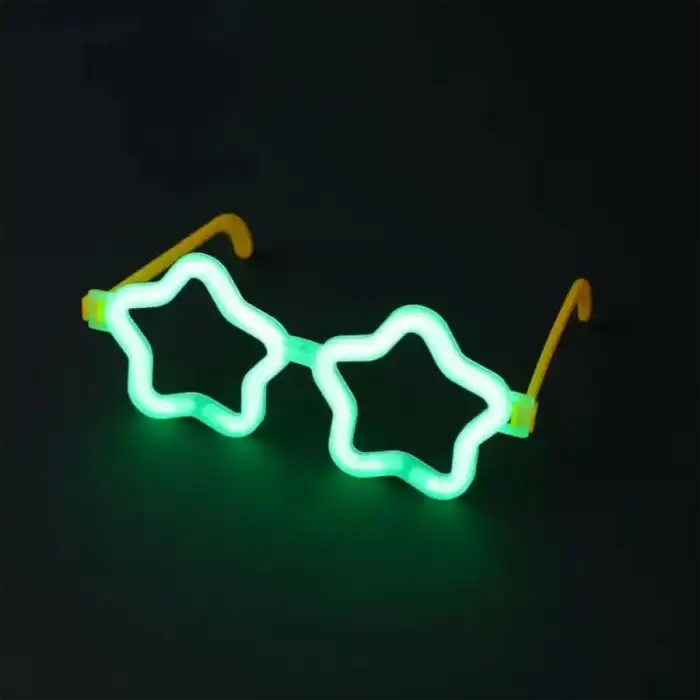 AsilTech Yıldız Glow Partisi Gözlüğü - 12 Adet