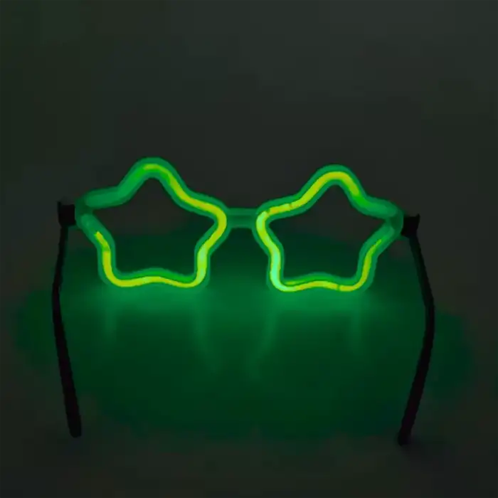 AsilTech Yıldız Glow Partisi Gözlüğü - 12 Adet