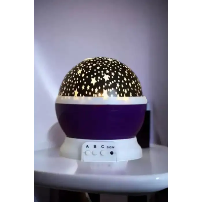 AsilTech Yıldızlı Gökyüzü Projeksiyon Gece Lambası Hareketli Işık Şovu