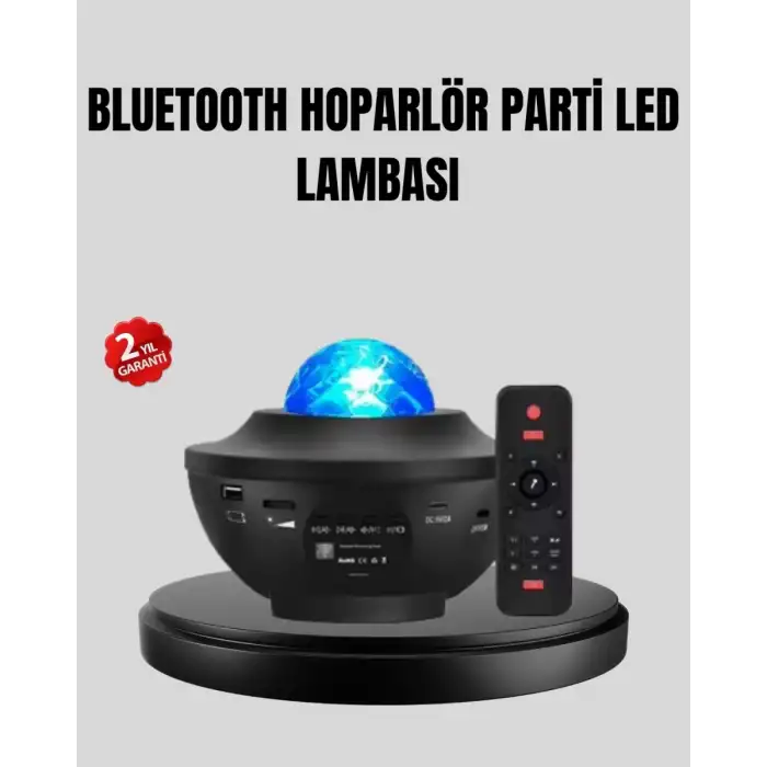 AsilTech Yıldızlı Projektör Galaxy Efektli Ayarlanabilir Renkli Atmosfer Lambası