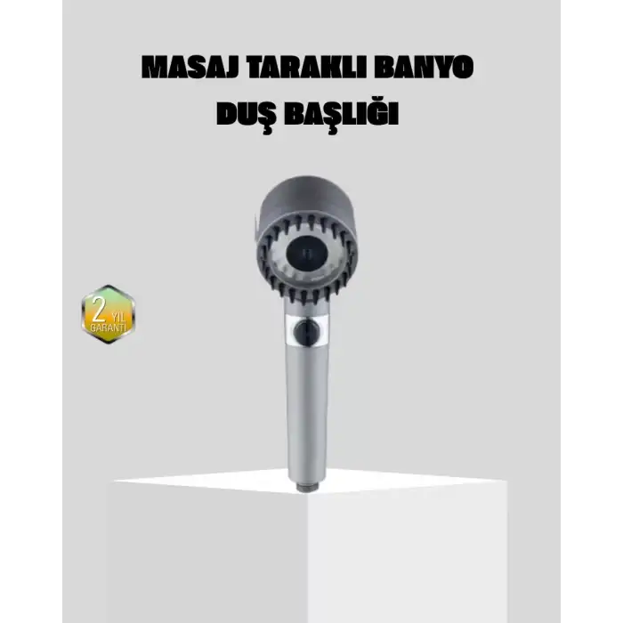 AsilTech Yüksek Basınçlı Masajlı Duş Başlığı Su Tasarruflu
