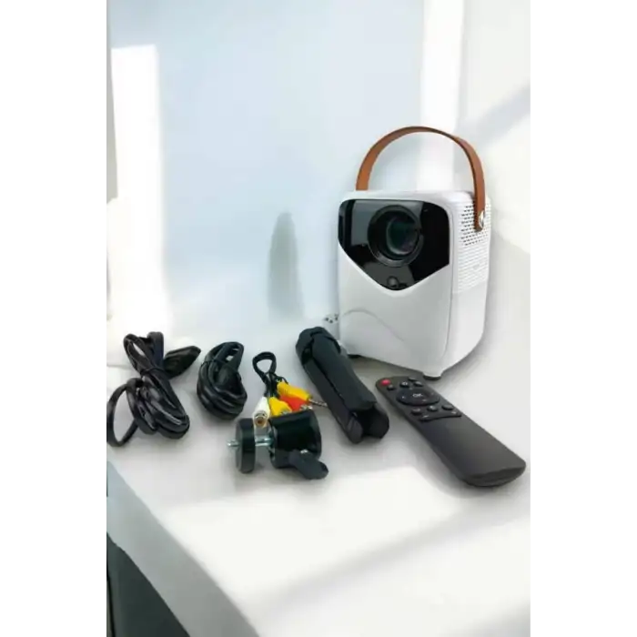 AsilTech Yüksek HD Görünümlü Taşınabilir Projeksiyon Cihazı