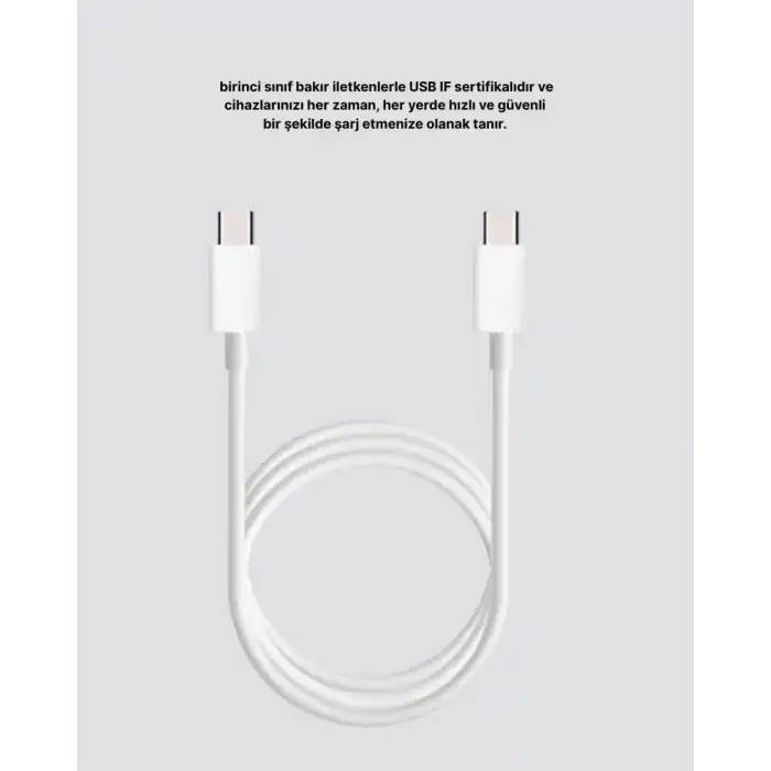 AsilTech Yüksek Hızlı 30W 5.0A Type-C Kablo Şarj