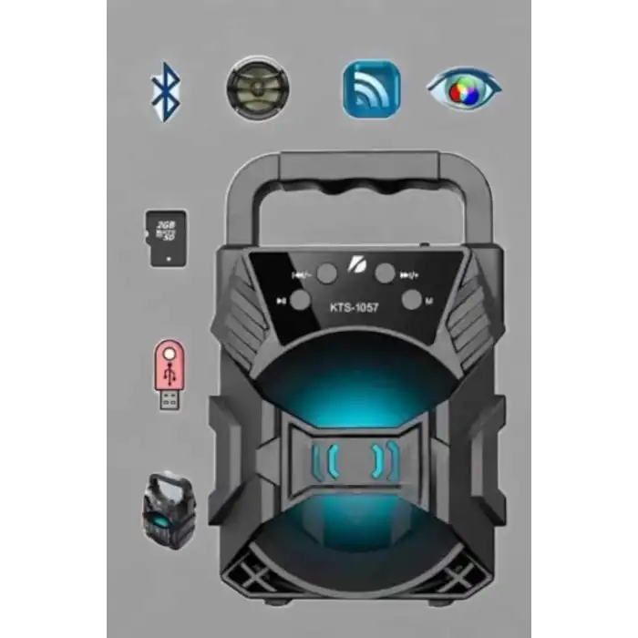 AsilTech Yüksek Performanslı Bluetooth Hoparlör Kablosuz Taşınabilir