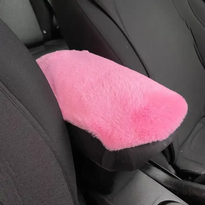 AsilTech Yumuşak Peluş Kol Dayama Kolçak Minderi Şeker Pembe