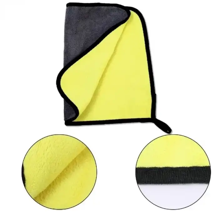 AsilTech Yünlü Mikrofiber Araba Temizlik Bezi 50x70 cm