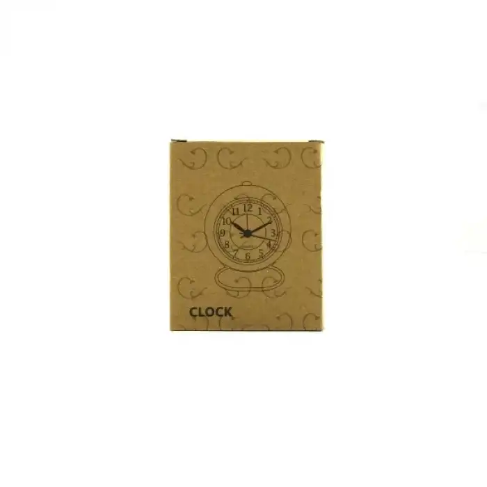 AsilTech Yuvarlak Metal Renkli Çalar Saat