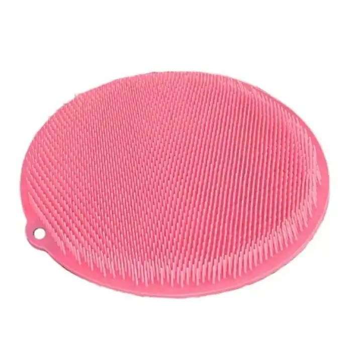 AsilTech Yuvarlak Vantuzlu Banyo Sırt Kese Matı 26 cm