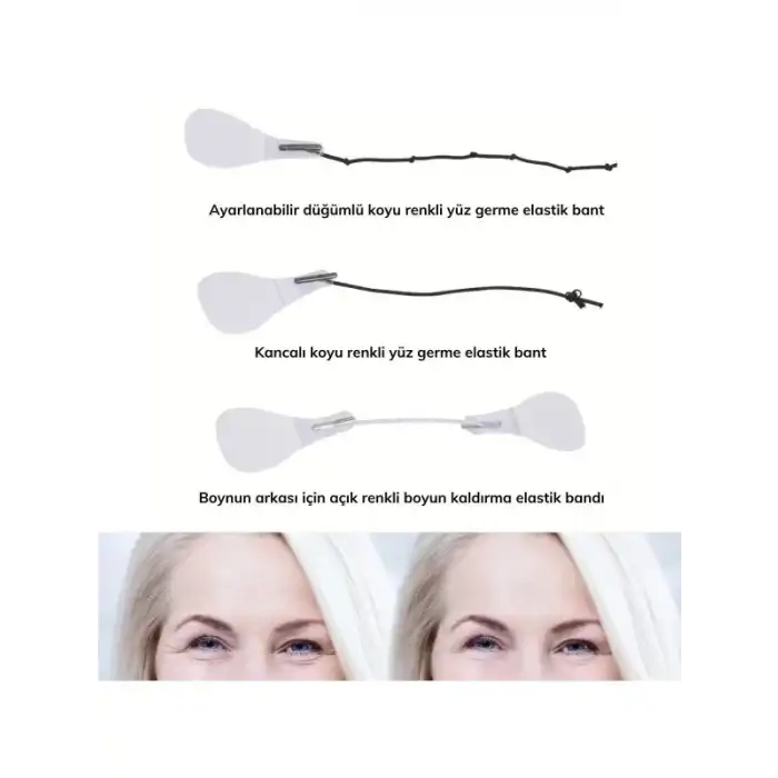 AsilTech Yüz Yogası Gerdirme Bandı 40 Adet