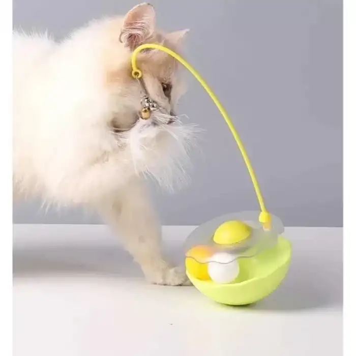 AsilTech Zilli Kedi Otlu Hacıyatmaz Oyuncağı