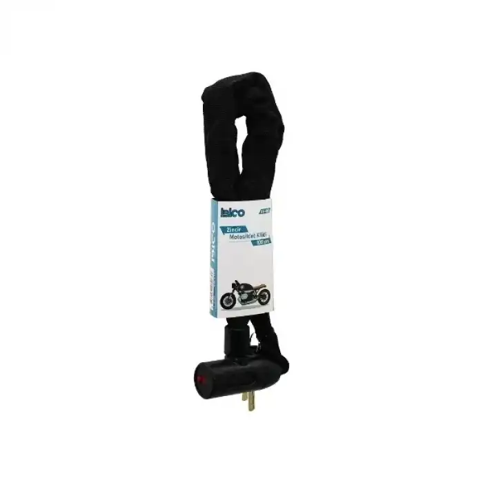AsilTech Zincirli Anahtarlı Motor ve Bisiklet Kilidi 100 cm