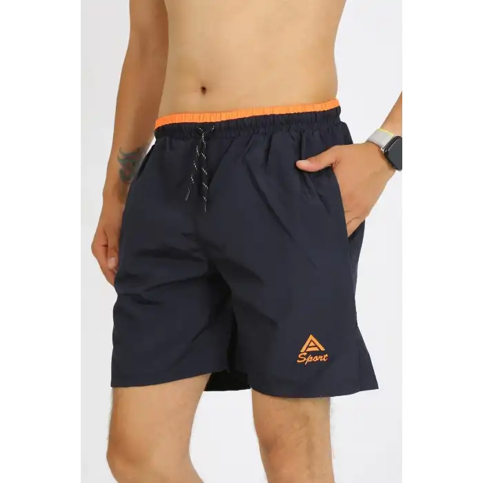 Erkek Lacivert Deniz Şortu