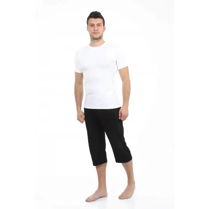 Erkek Pamuk Kapri Siyah