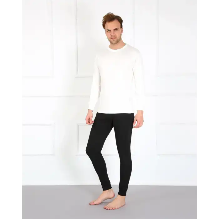 Erkek Pamuk Siyah Tek Alt İçlik