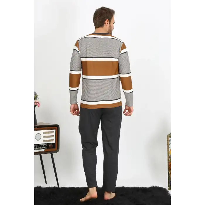 Erkek Uzun Kol Penye Pijama Takım