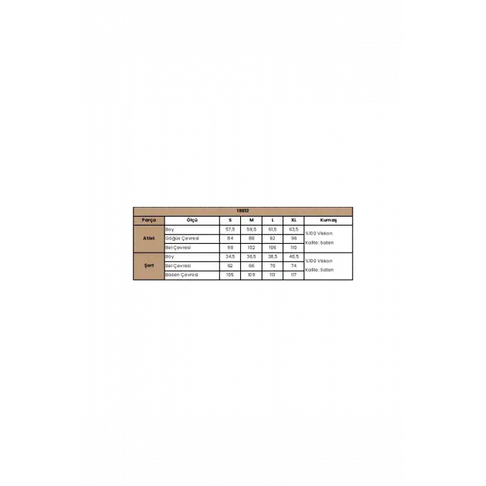 Giyim %100 Viskon Dantelli Ve Dekolteli Saten Şort Takımı