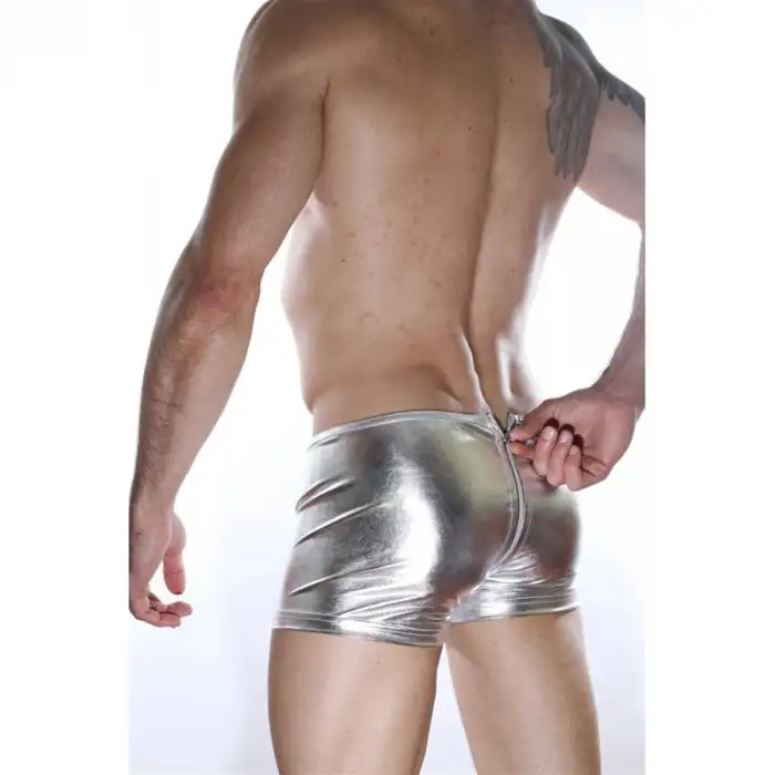 Giyim Arkası Fermuarlı Boxer