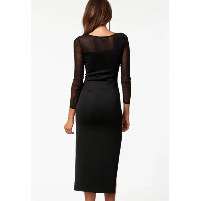 Giyim  B100775 Uzun Kısa Moda Elbise