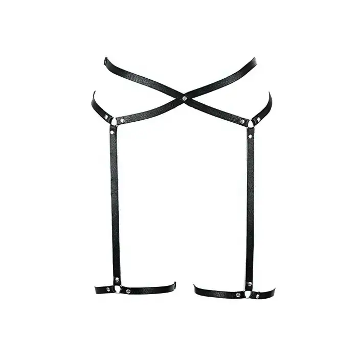 Giyim Belden Dolamalı Şık Deri Jartiyer - Brf191