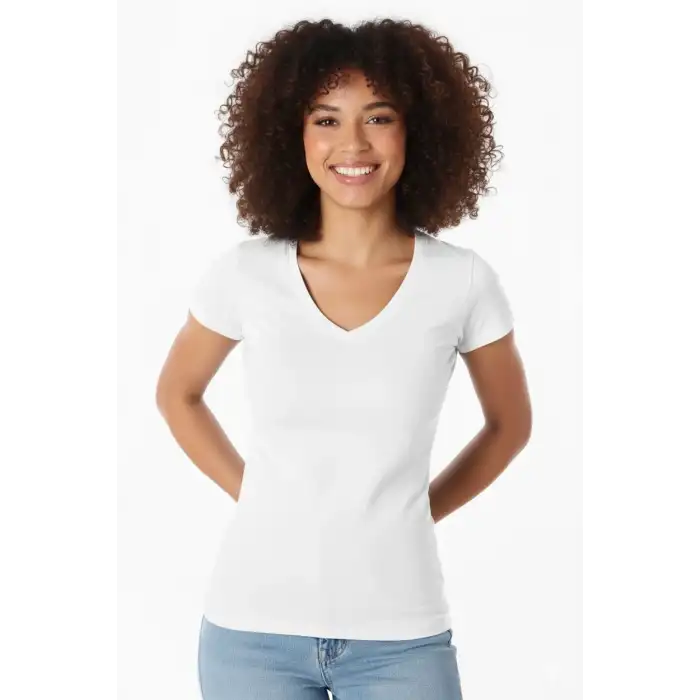 Giyim Berrak Bayan Kısa V Yaka 2132