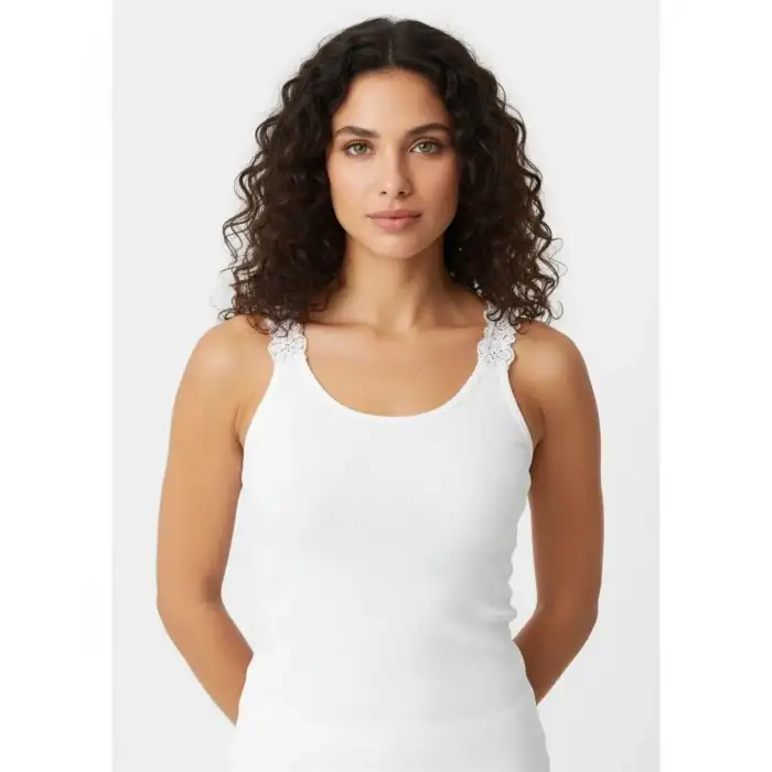 Giyim Berrak Güpürlü Sporcu Atlet Elastane 2181