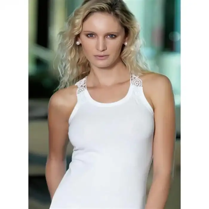 Giyim Berrak Güpürlü Sporcu Atlet Elastane 2181