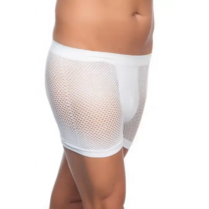 Giyim Beyaz Mı Emay 2106 Fileli Soft Erkek Boxer