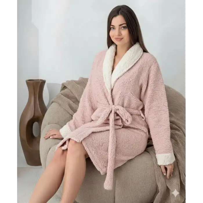 Giyim Boyraz 0046 Kadın Sharpi Welsolf Sabahlık