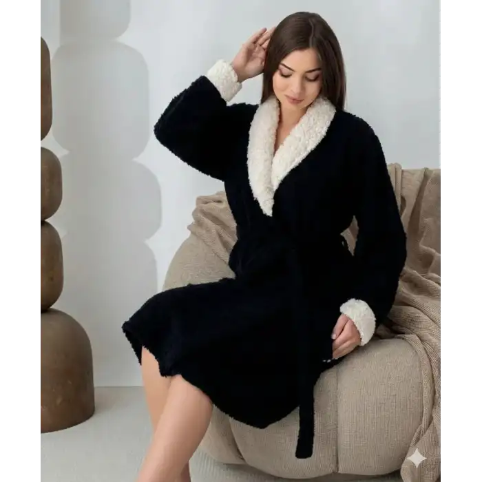 Giyim Boyraz 0047 Kadın Sharpi Welsolf Sabahlık