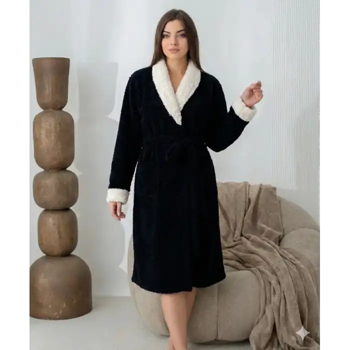 Giyim Boyraz 0047 Kadın Sharpi Welsolf Sabahlık