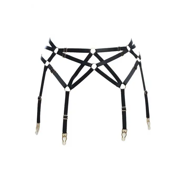 Giyim Çapraz Detaylı Şık Harness Jartiyer - Brf146