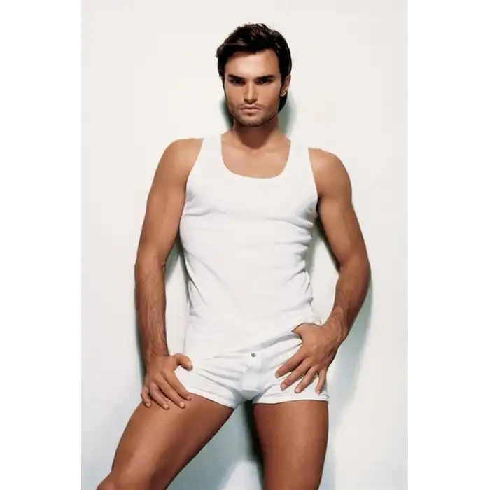 Giyim Çift Kaplan 775 Ribana Erkek  Atlet