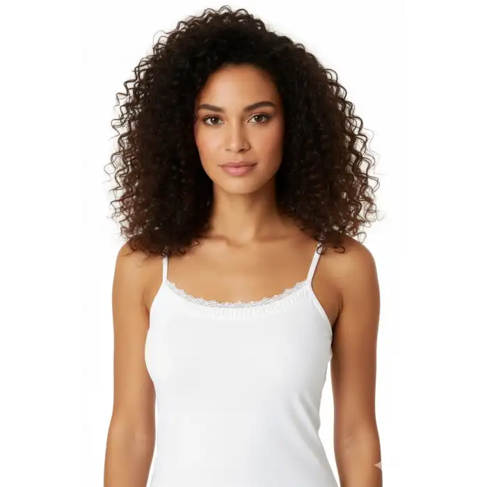 Giyim Dantelli İp Askılı Atlet B612