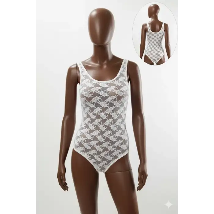 Giyim Dorya Dantel Kalın Askı Atlet 1041