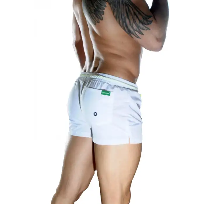 Giyim Erkek Beyaz Mini Mayo Short