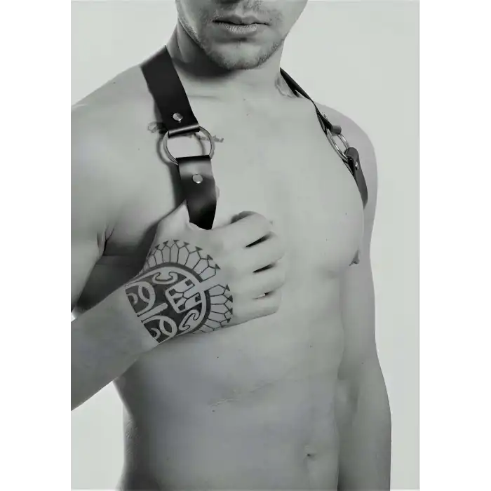 Giyim Erkek  Deri Omuz Harness - Brfm33