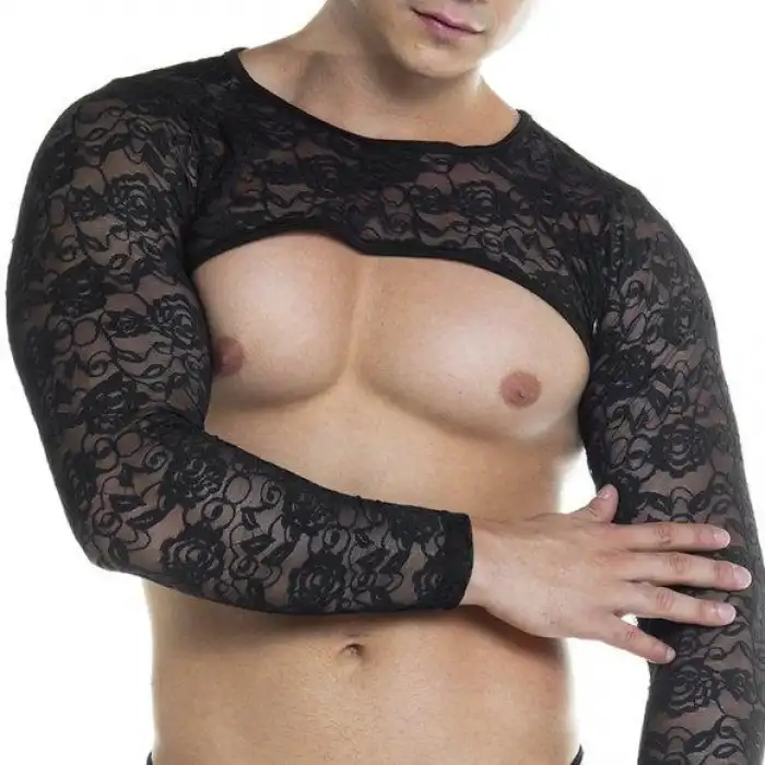 Giyim Erkek  Fantezi Dantel Crop