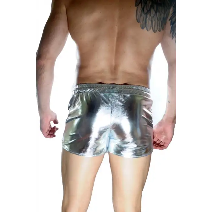 Giyim Erkek Gümüş Lame Short