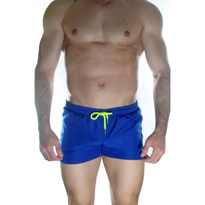 Giyim Erkek Mavi Mini Mayo Short