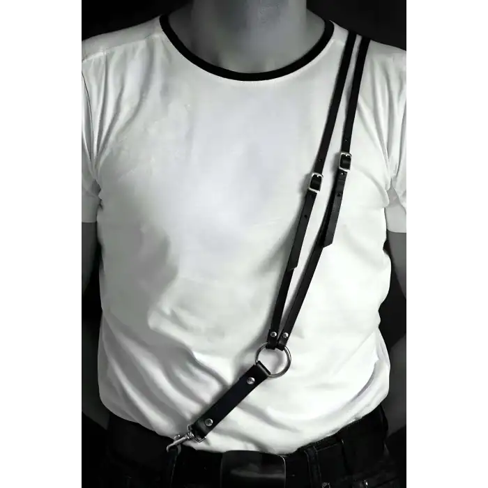 Giyim Erkek Omuzdan Askılı Göğüs Harness - Brfm98