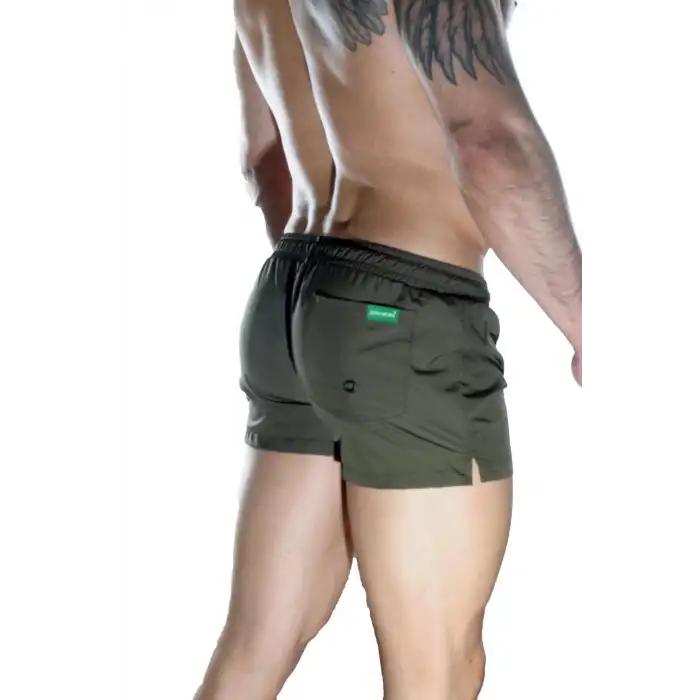 Giyim Erkek Yeşil Mini Mayo Short