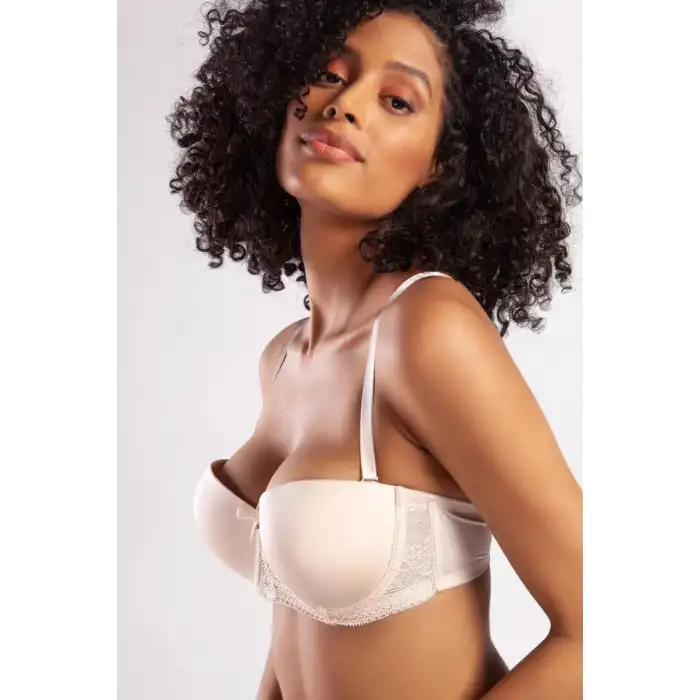 Giyim Gala Push-up Strapless Bra, Ten Konforlu Ve Şık Sütyen, Strapless