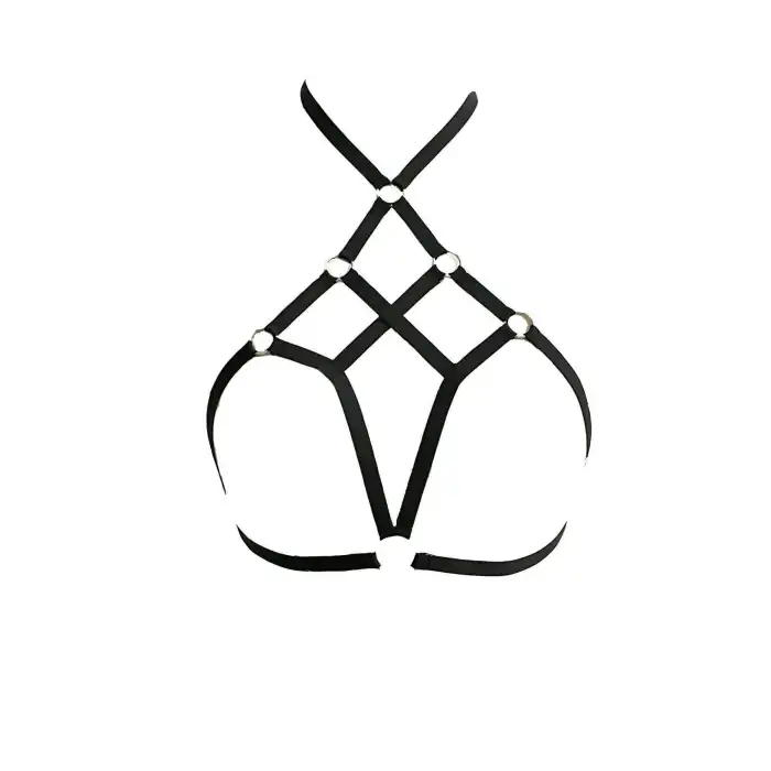 Giyim Göğüs Kafesli Seksi Harness