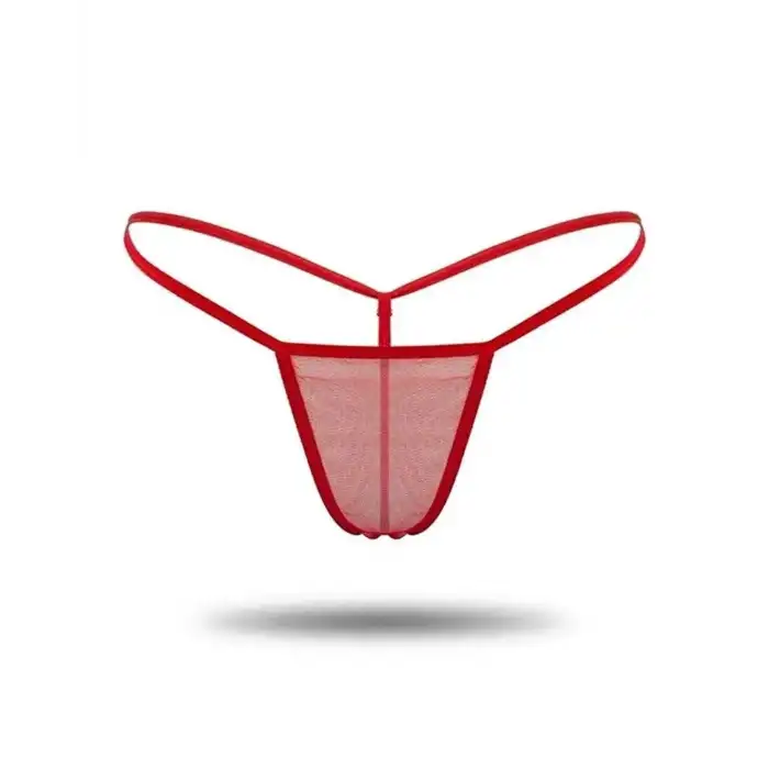 Giyim Kadın 3lü Transparan Tül String