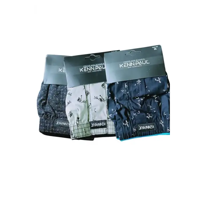 Giyim Kenpaul Poplin Erkek Boxer Battal Beden 3xl