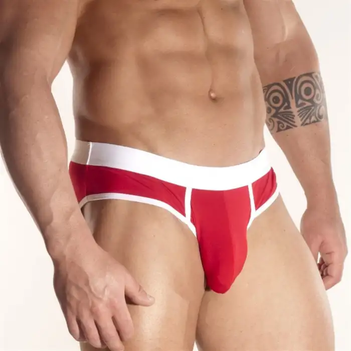 Giyim Kontras Biyeli Erkek  Slip