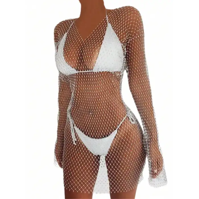 Giyim Mini Elbise Kolsuz.