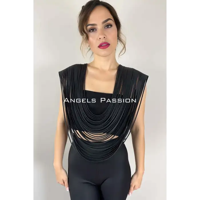 Giyim Püsküllü Şık Omuz Harness - Brf1394