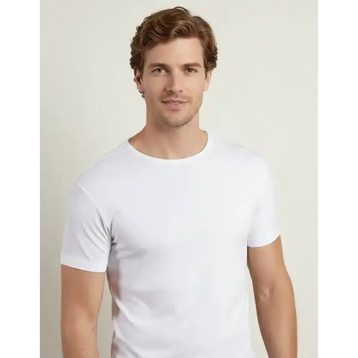 Giyim Şahinler Licralı Bisiklet Yaka Atlet E069