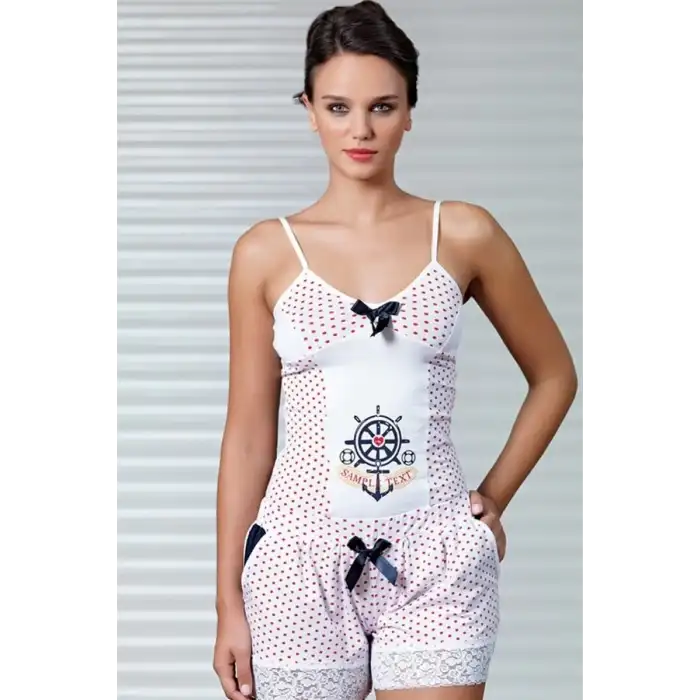 Giyim Şahinler Puantiyeli Şortlu Takım B404